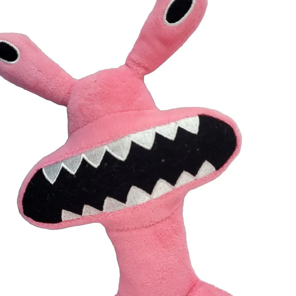 Rainbow Friends Cyan blue & pink monster plush Alien stuffed Creatures 8